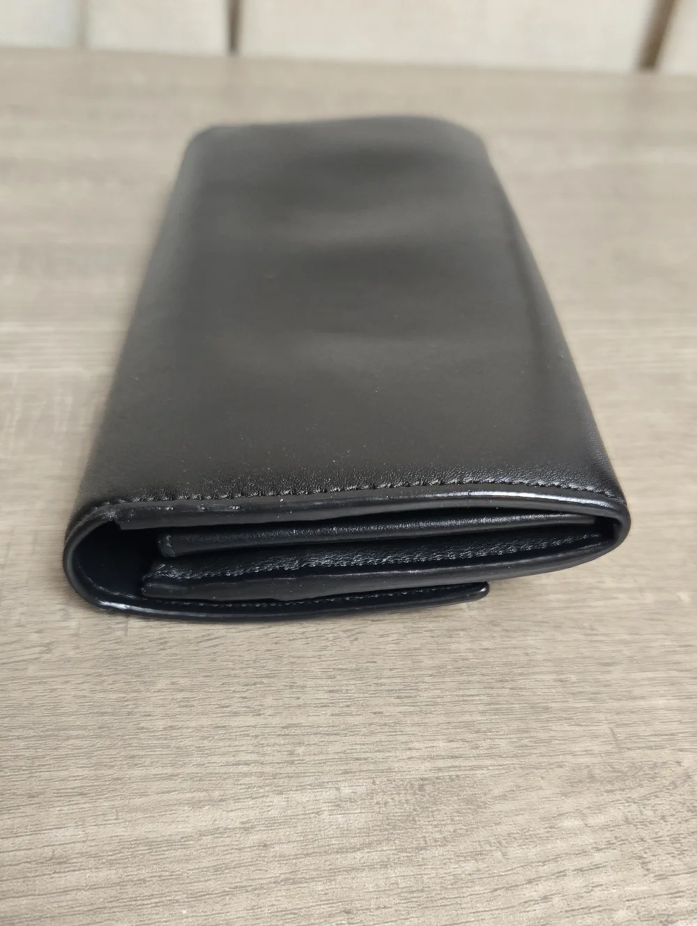 Fendi Roma Continental Black Leather Long Wallet Authentic 8M0251